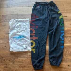 Aviator Nation Women’s Size Small Multicolor Logo Sweatpants